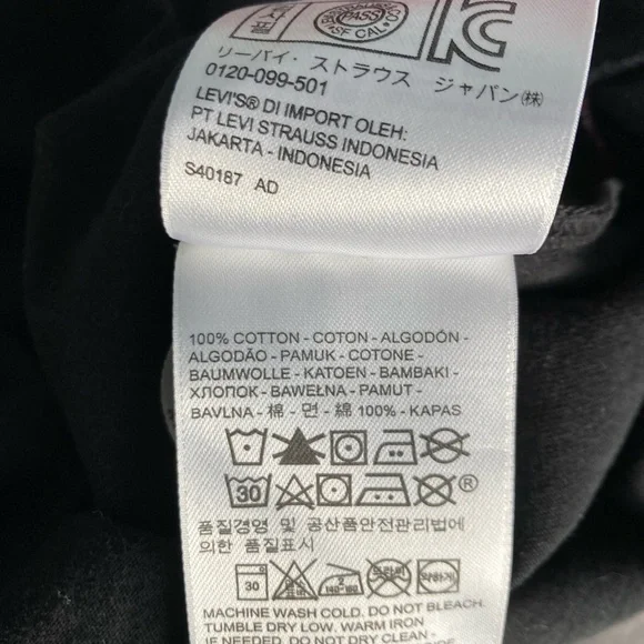 Small black Levi’s top - Picture 6 of 6